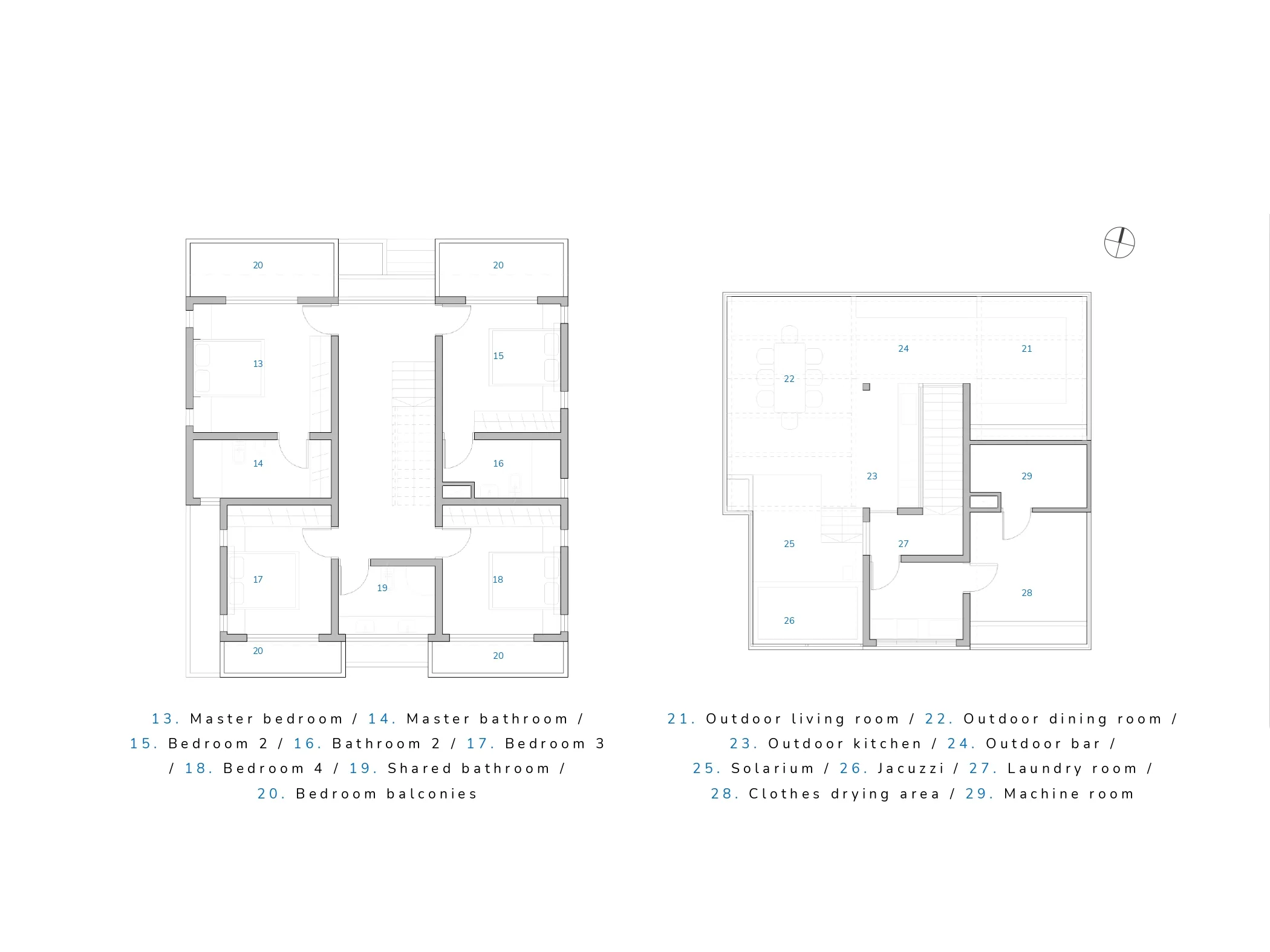 Atlantica Planimetria P1, P2