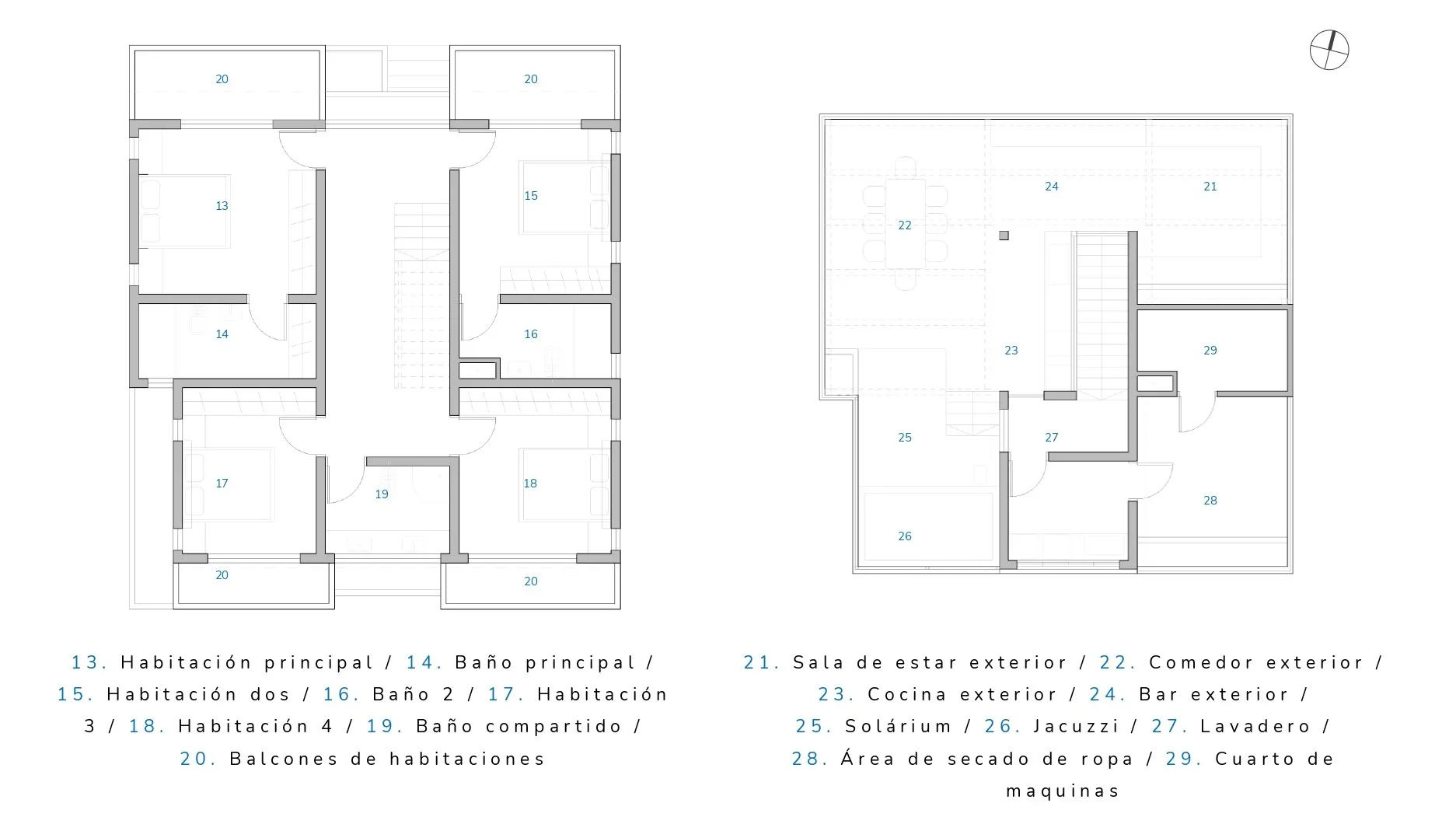 Atlantica Planimetria P1, P2