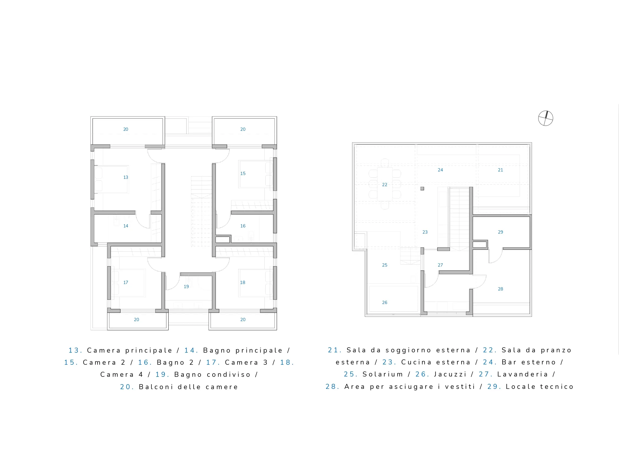 Atlantica Planimetria P1, P2